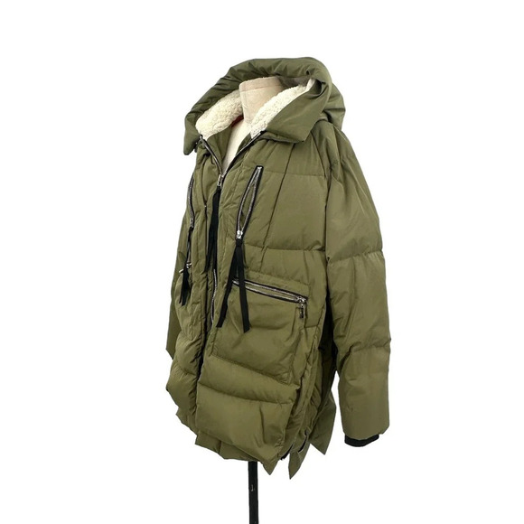Orolay Thickened Down‎ Jacket 092 Universe Peat Moss Green Size Medium - Picture 5 of 11